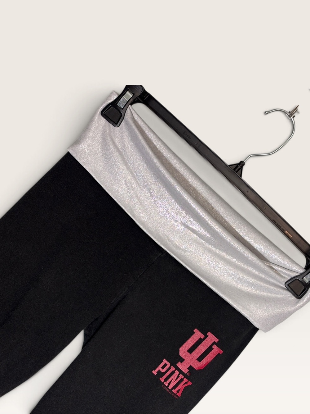 Vtg Y2K Victoria’s Secret PINK Indiana Hoosiers Fold Over Waist Yoga Pants XS
